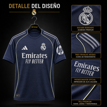 Jersey Real Madrid 2025-26 Visitante