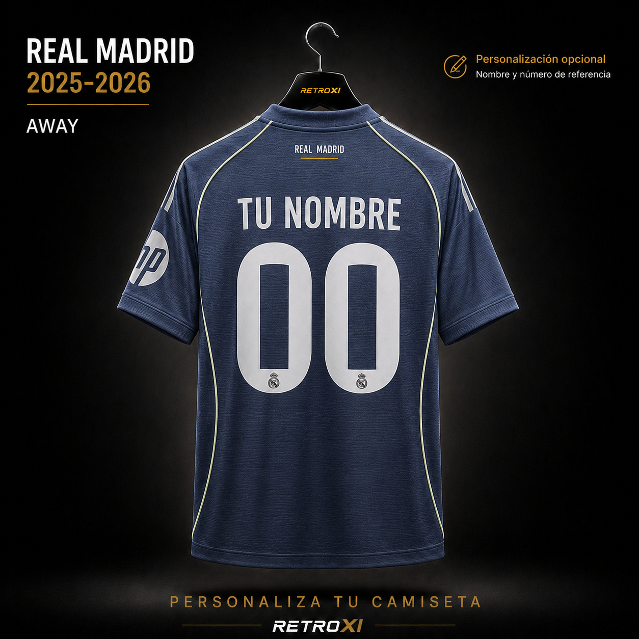 Jersey Real Madrid 2025-26 Visitante