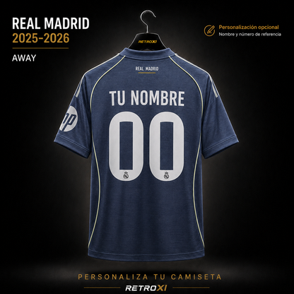 Jersey Real Madrid 2025-26 Visitante
