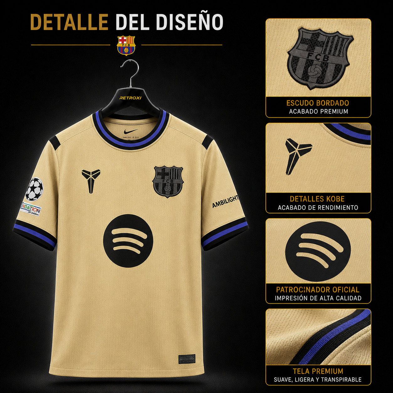 Jersey Barcelona 2025-26 Visitante