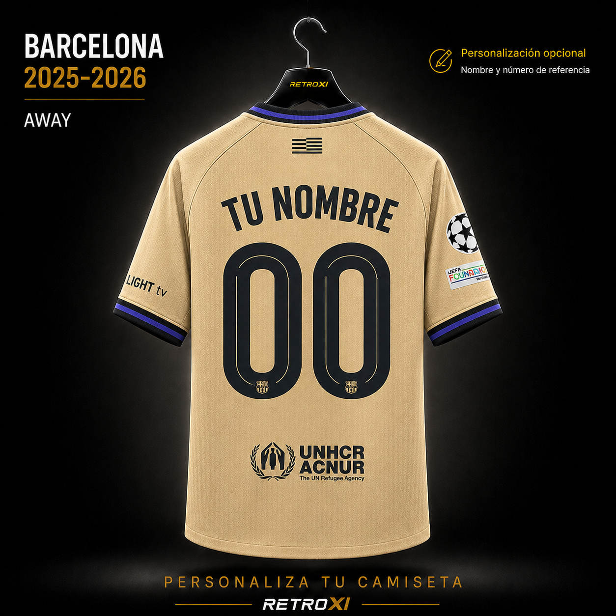Jersey Barcelona 2025-26 Visitante