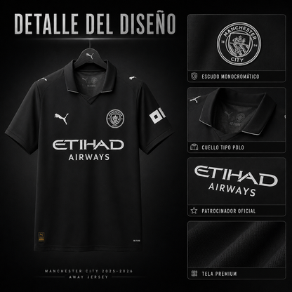 Jersey Manchester City 2025-26 Visitante