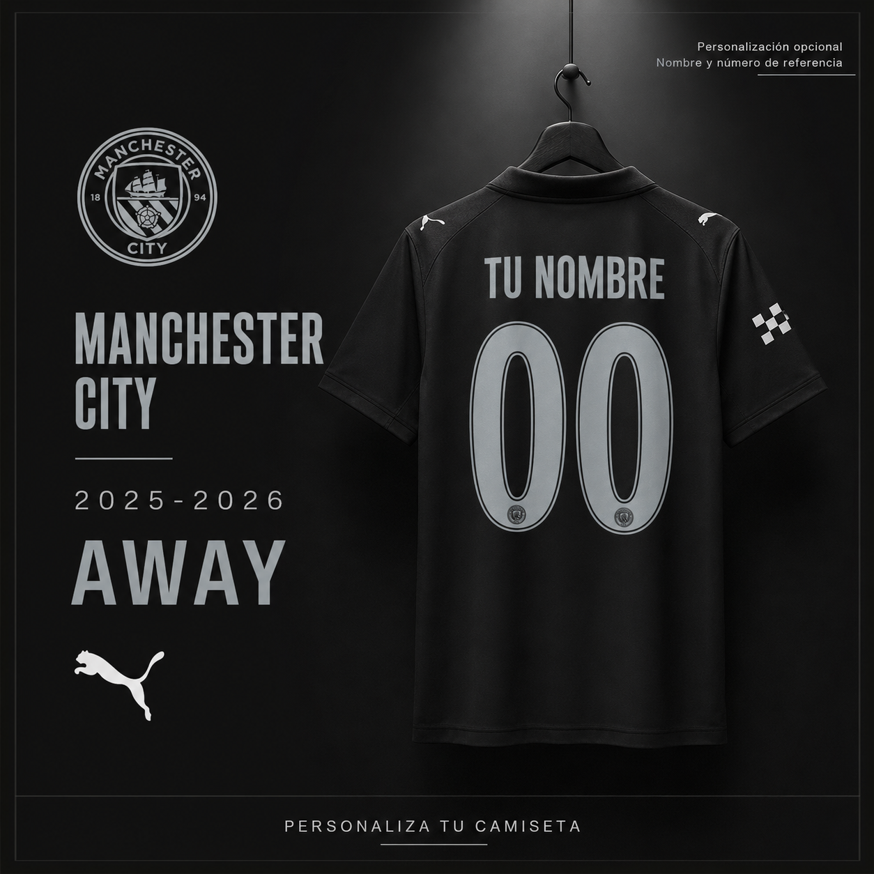 Jersey Manchester City 2025-26 Visitante
