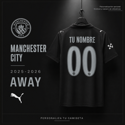 Jersey Manchester City 2025-26 Visitante