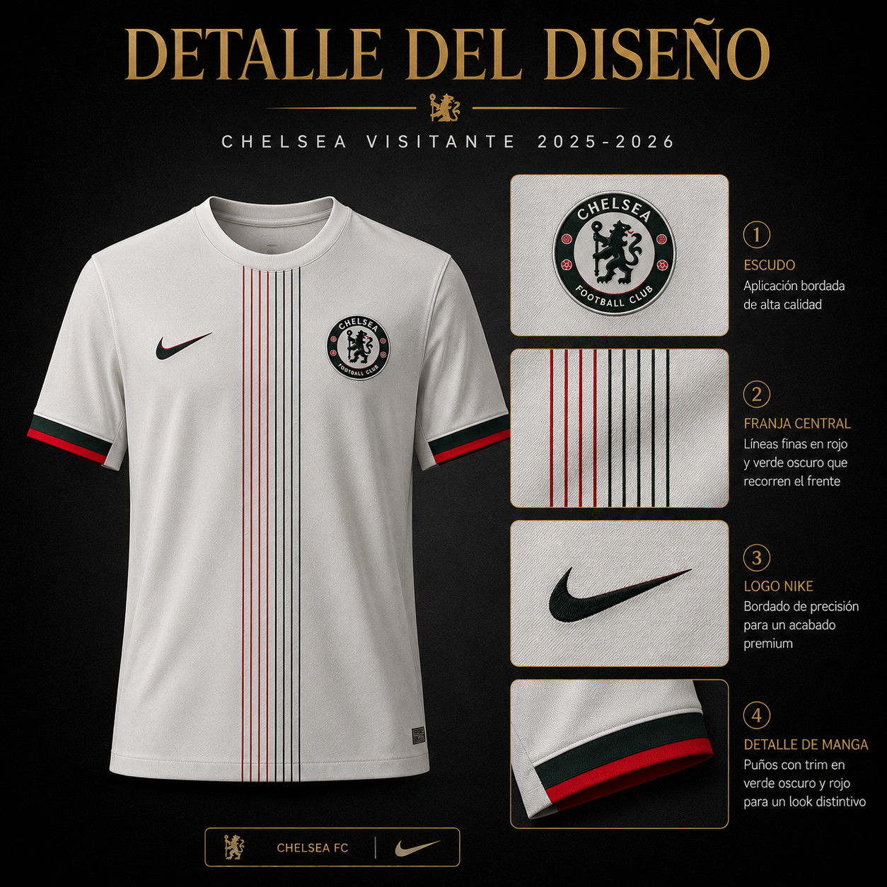Jersey Chelsea 2025-26 Visitante