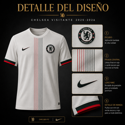 Jersey Chelsea 2025-26 Visitante