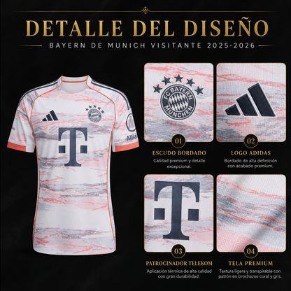 Jersey Bayern Munich 2025-26 Visitante