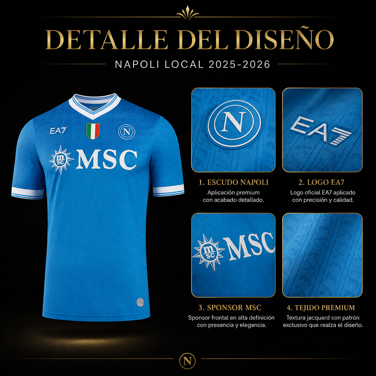 Jersey Napoli 2025-26 Local