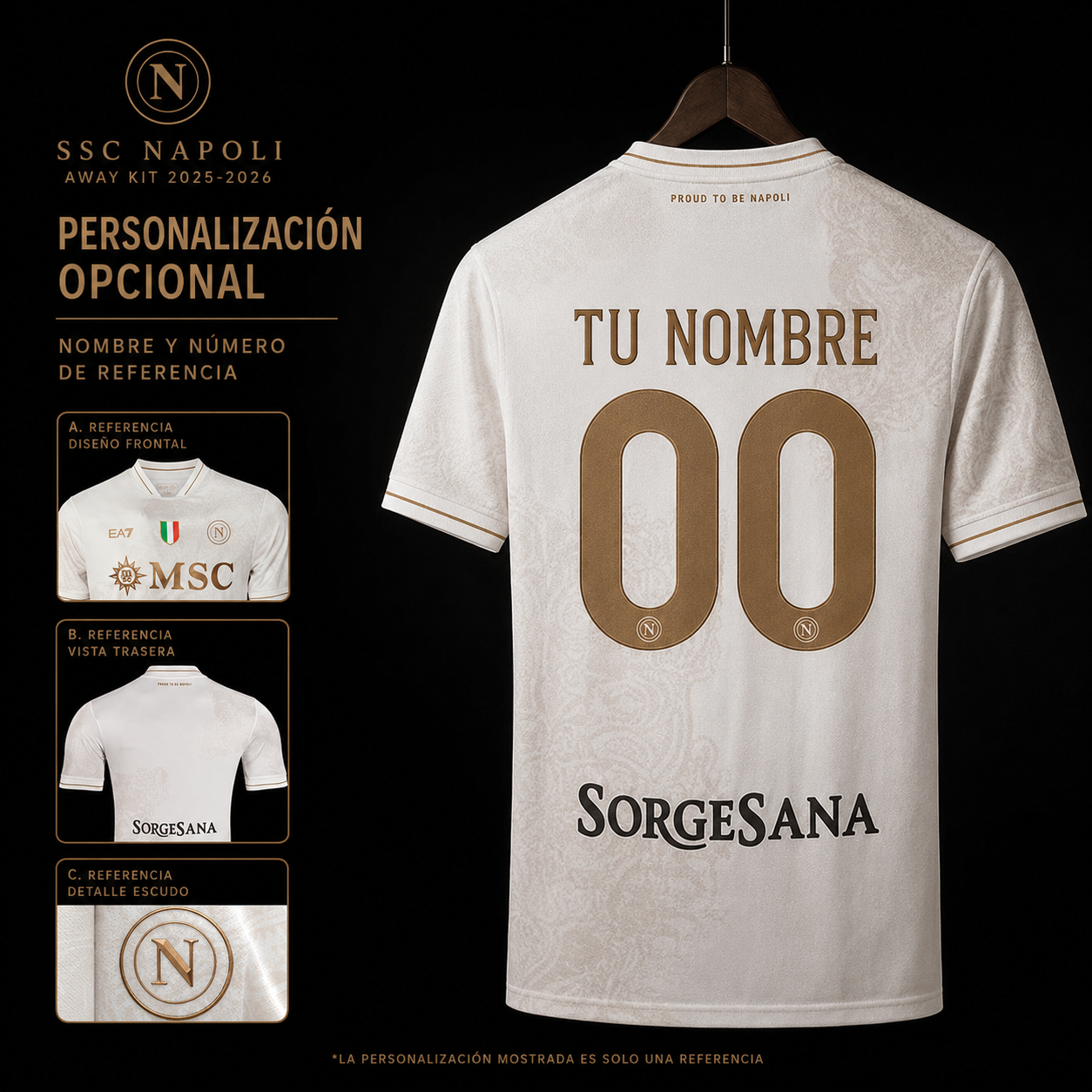 Jersey Napoli 2025-26 Visitante