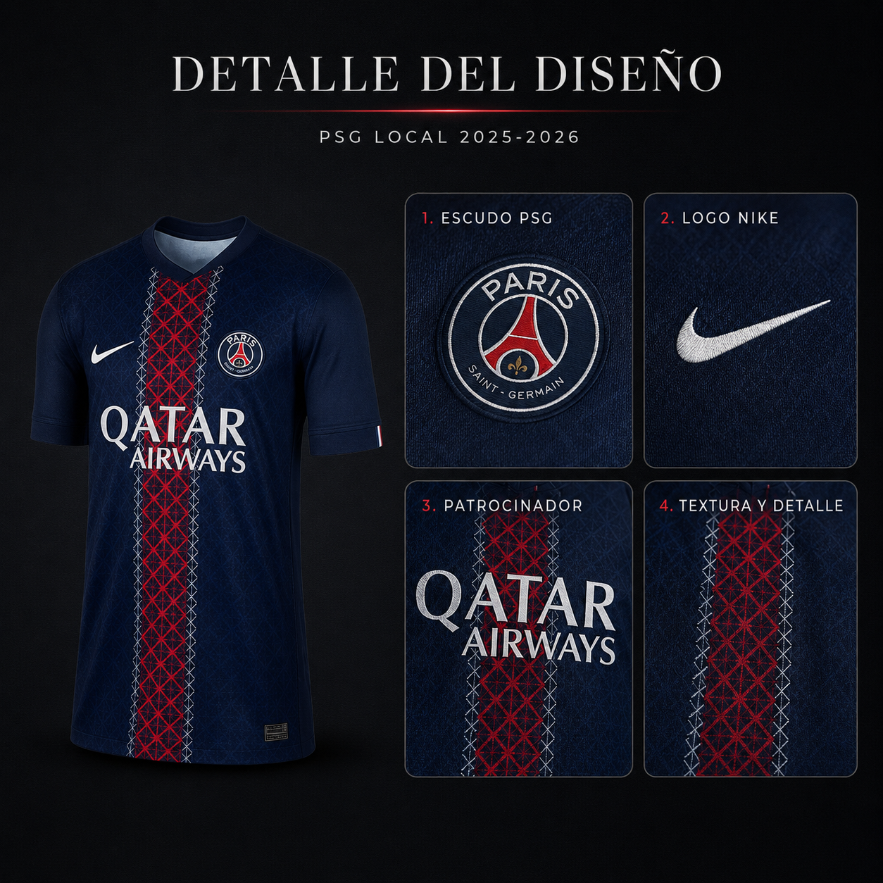 Jersey Paris Saint Germain 2025-26 Local