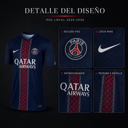 Jersey Paris Saint Germain 2025-26 Local