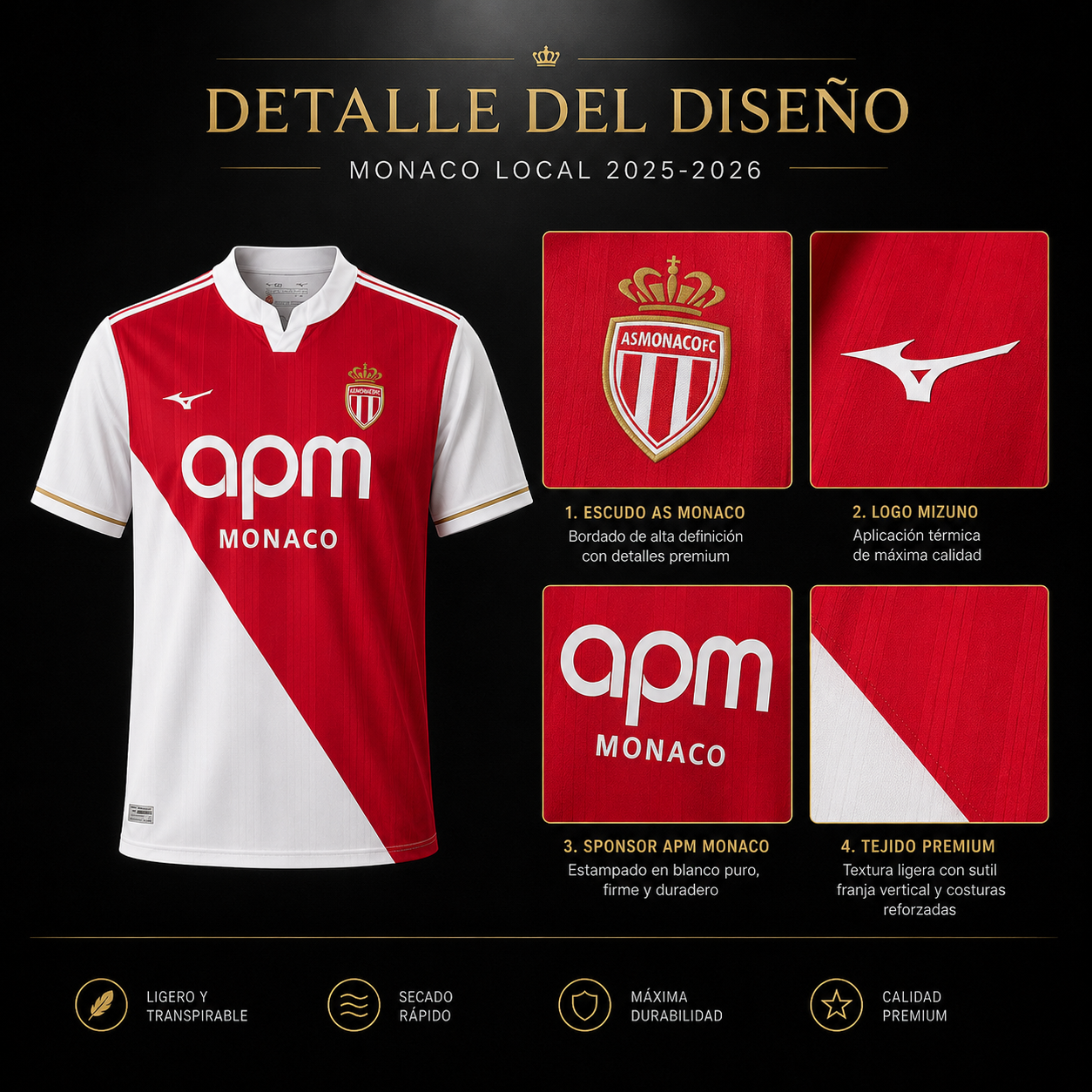 Jersey AS Monaco 2025-26 Local