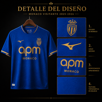 Jersey AS Monaco 2025-26 Visitante