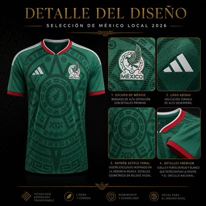 Jersey Selección Nacional México 2026 Local
