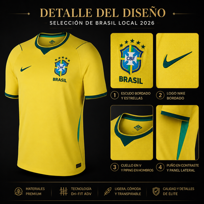 Jersey Selección Nacional Brasil 2026 Local