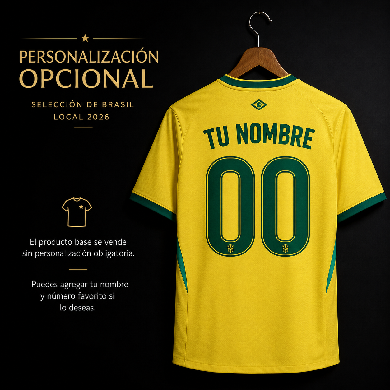 Jersey Selección Nacional Brasil 2026 Local