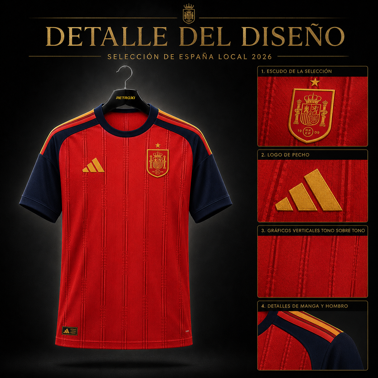 Jersey Selección Nacional España 2026 Local