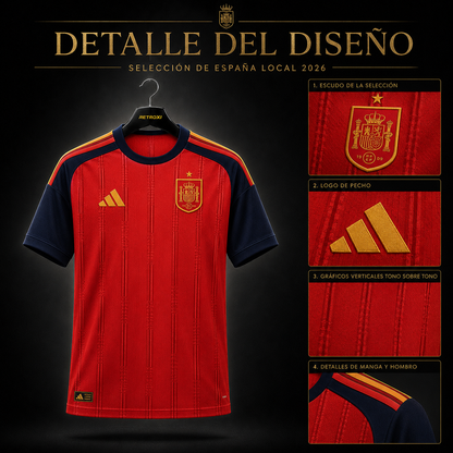 Jersey Selección Nacional España 2026 Local