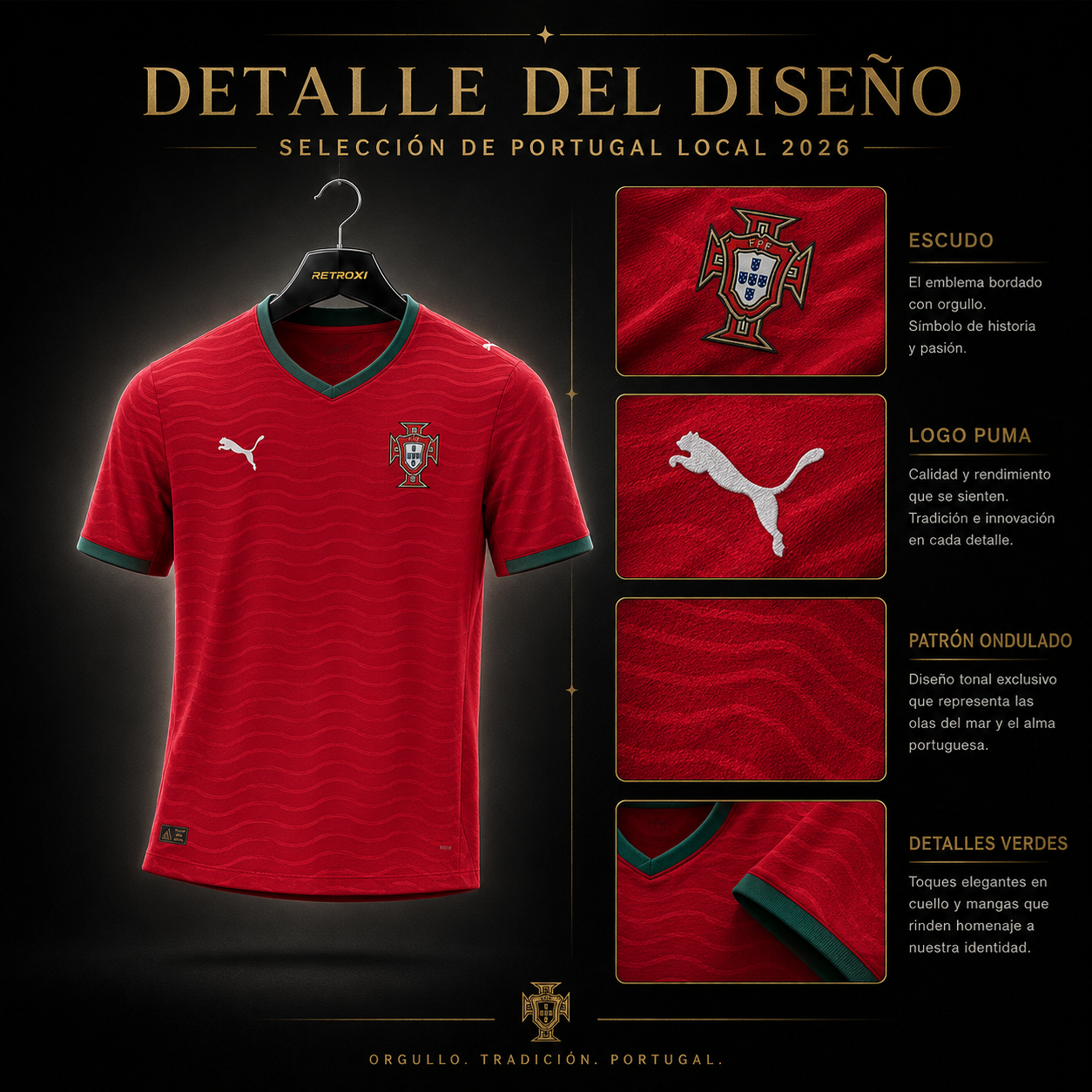 Jersey Selección Nacional Portugal 2026 Local