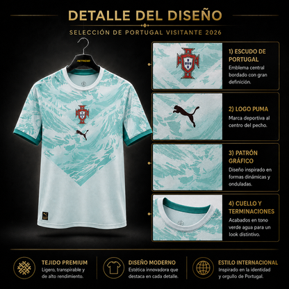 Jersey Selección Nacional Portugal 2026 Visitante