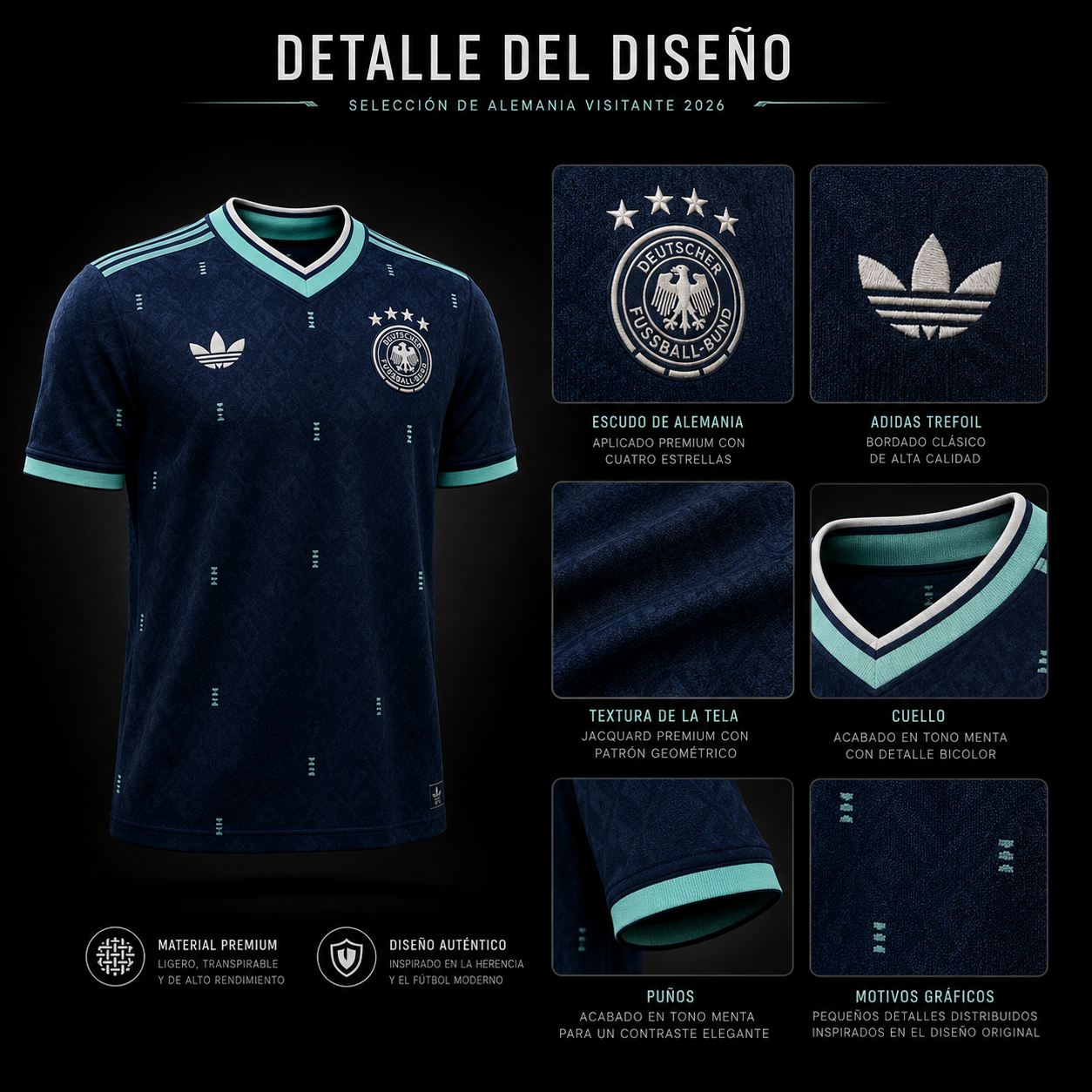 Jersey Selección Nacional Alemania 2026 Visitante