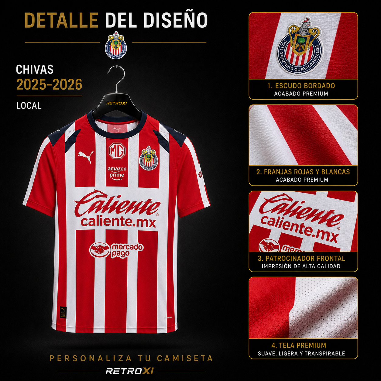Jersey Chivas 2025-26 Local