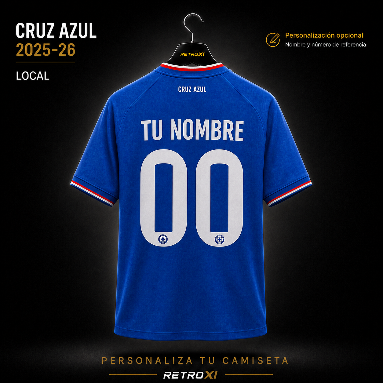 Jersey Cruz Azul 2025-26 Local