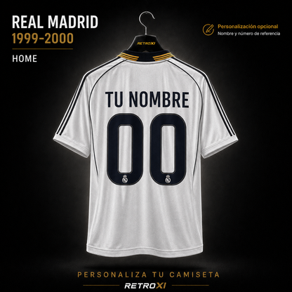 Jersey Retro Real Madrid 1999-00 Local
