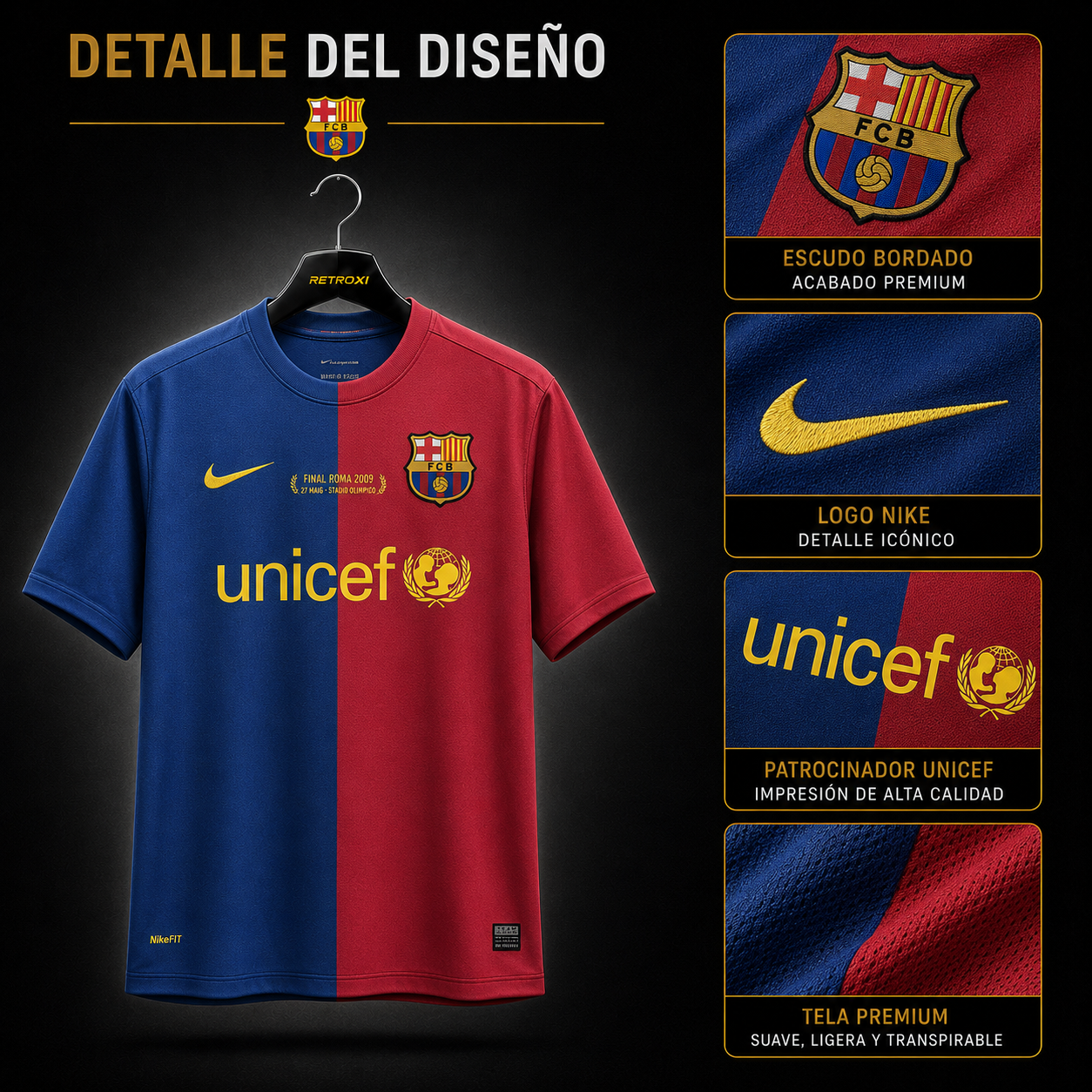 Jersey Barcelona 2008-09 Local