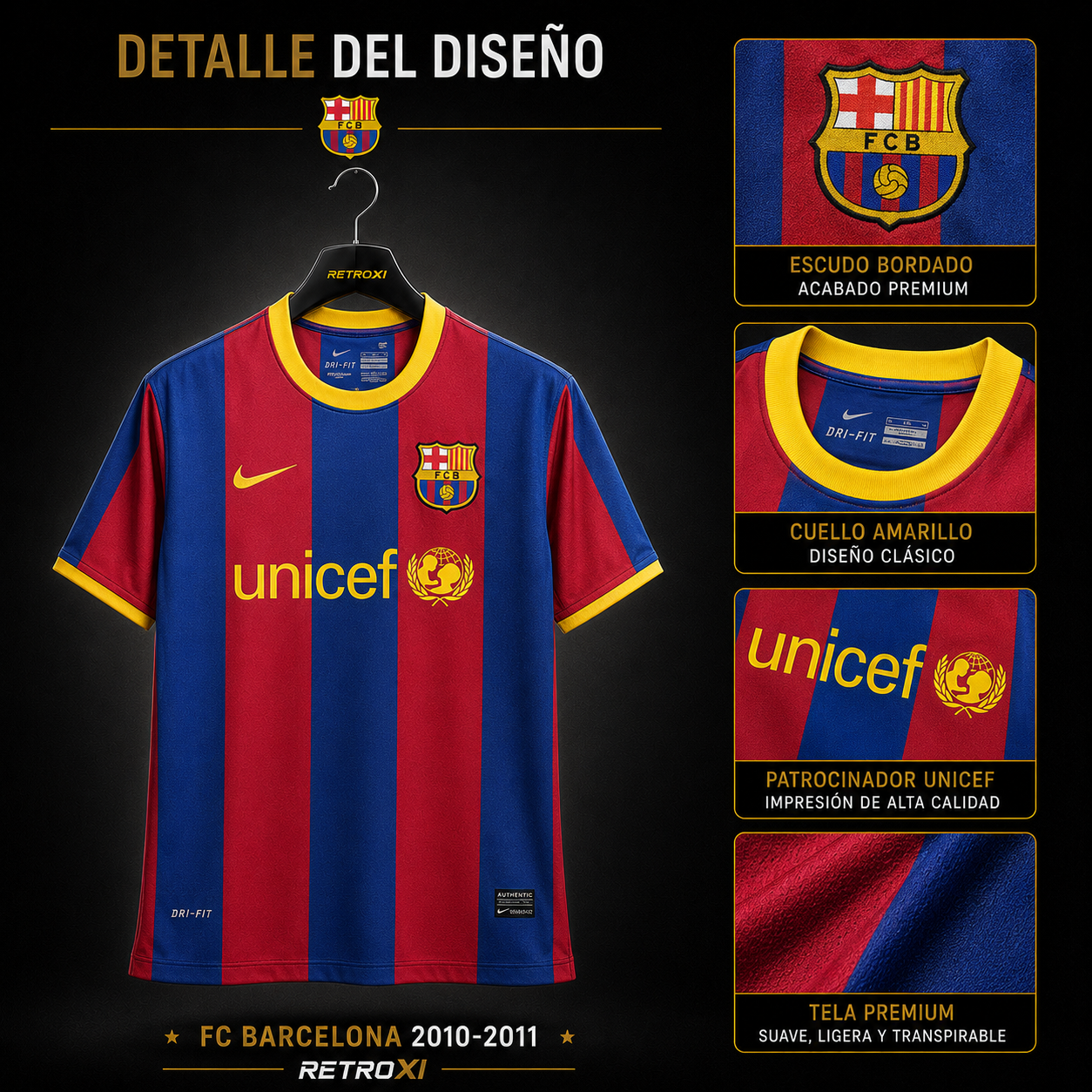 Jersey Barcelona 2010-11 Local