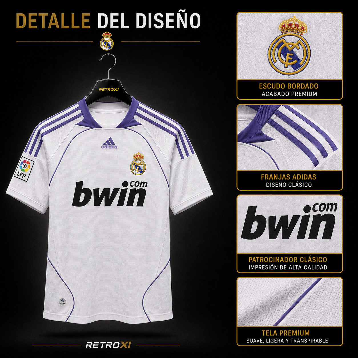 Jersey Real Madrid 2007-08 Local