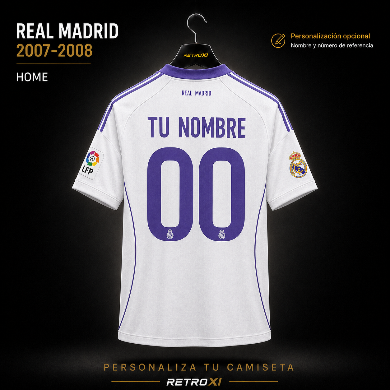 Jersey Real Madrid 2007-08 Local