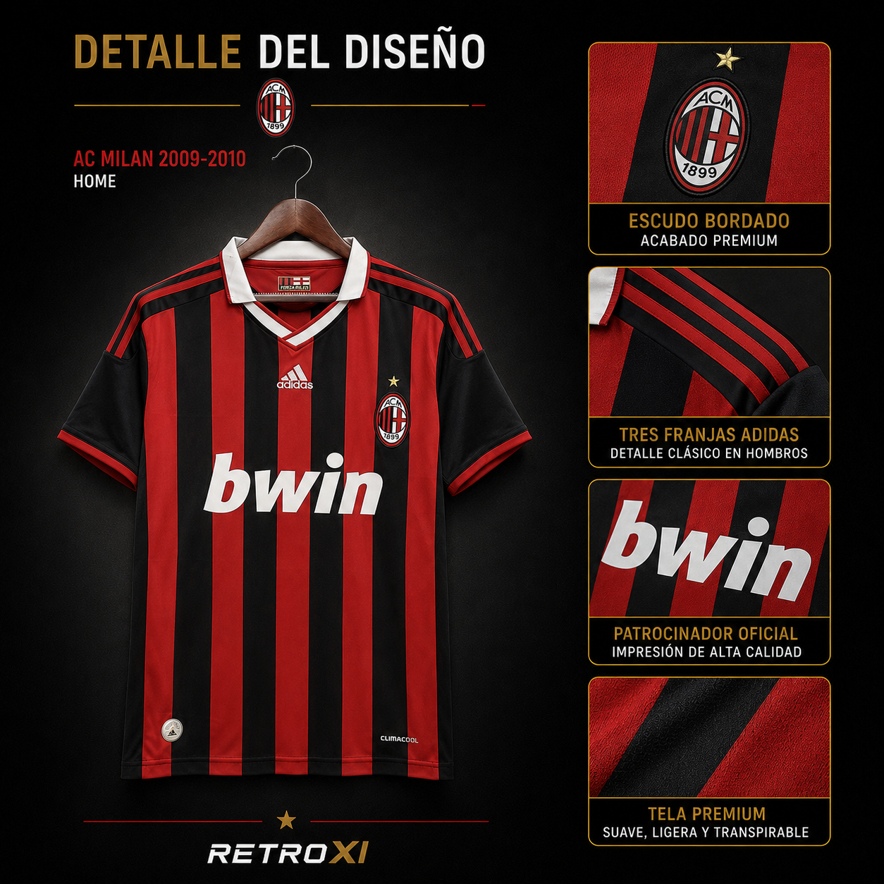 Jersey AC Milan 2009-10 Local
