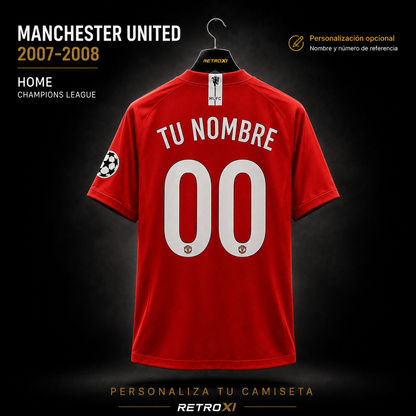 Jersey Manchester United UCL 2007-08 Local